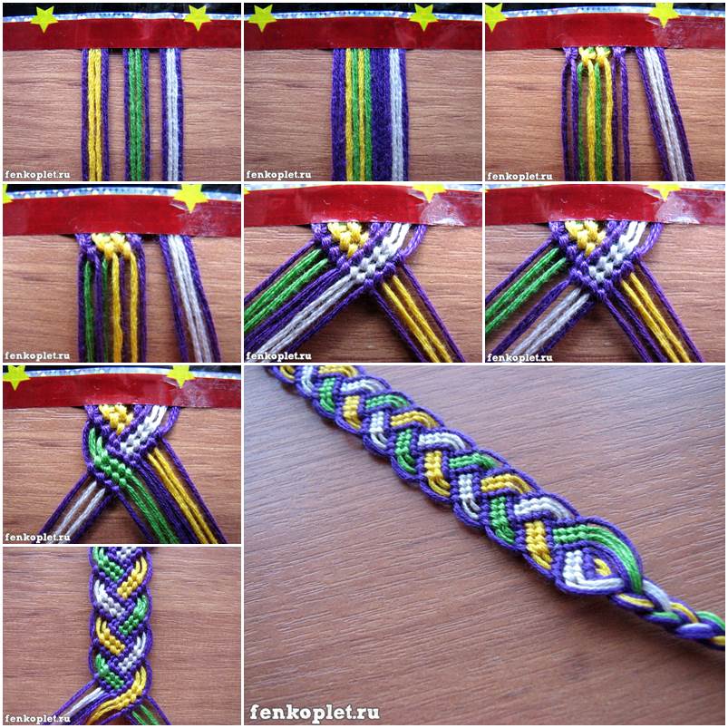 How to DIY Friendship Bracelet leaves Pattern with Video Tutorial