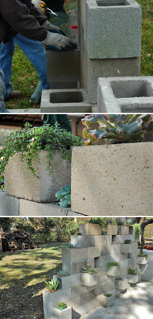cinder blocks garden block planter use ways cool projects recycle succulent coolcreativity project planters steps thegardenglove easy concrete creative peterson