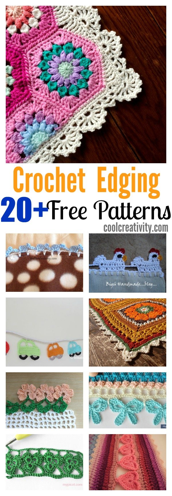 20 + Crochet Free Edging Patterns You Should Know