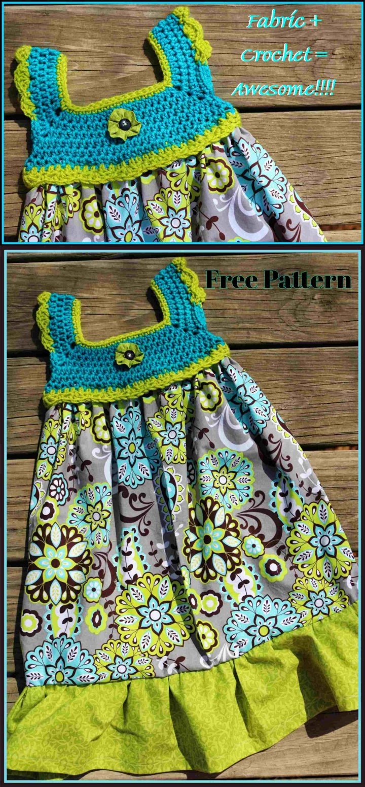10+ Free Crochet and Fabric Dress Patterns