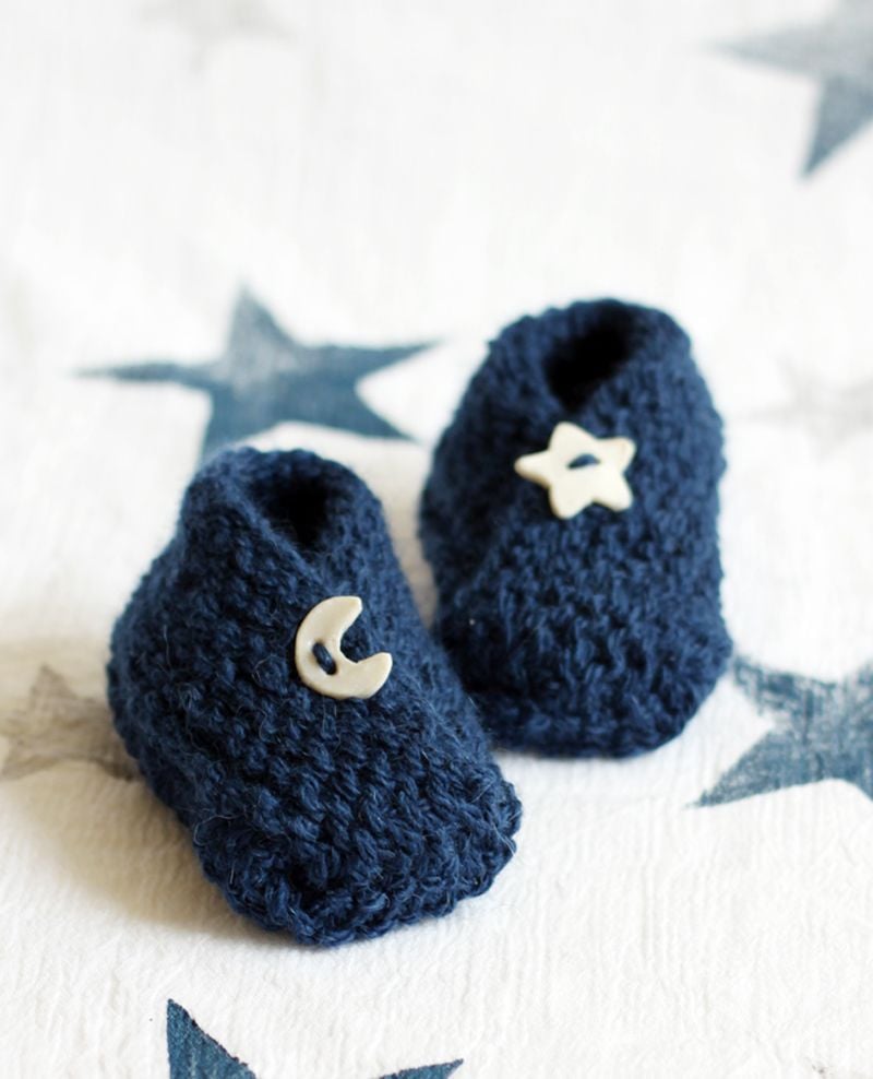 40 + Knit Baby Booties with Pattern