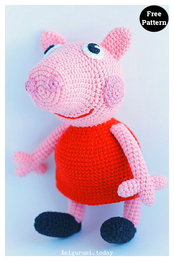 Amigurumi Peppa Pig Free Crochet Pattern