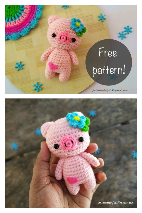 Amigurumi Pig Free Crochet Pattern