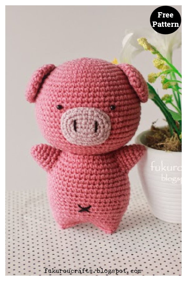 Pig Doll Free Crochet Pattern