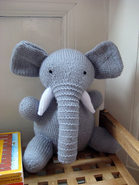 Knitting Elephant Toy Free Patterns