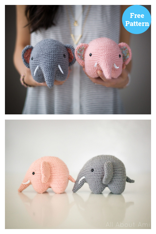 Elephant Free Crochet Pattern