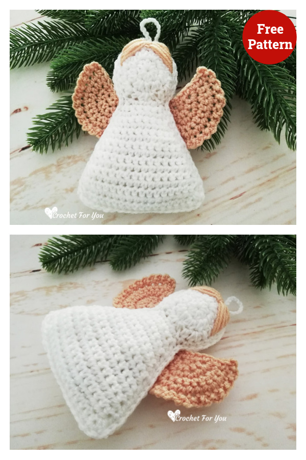 Angel Ornament Free Crochet Pattern