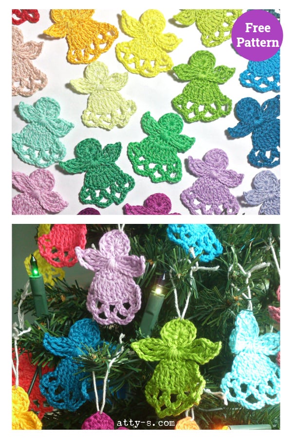 Christmas Angels Free Crochet Pattern