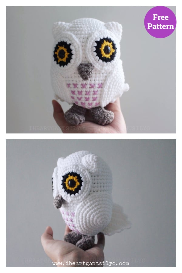 Snowy Baby Owl Amigurumi Free Crochet Pattern