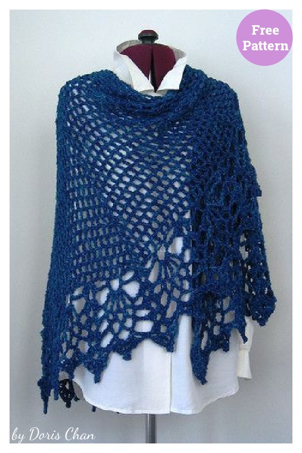 All Shawl Free Crochet Pattern