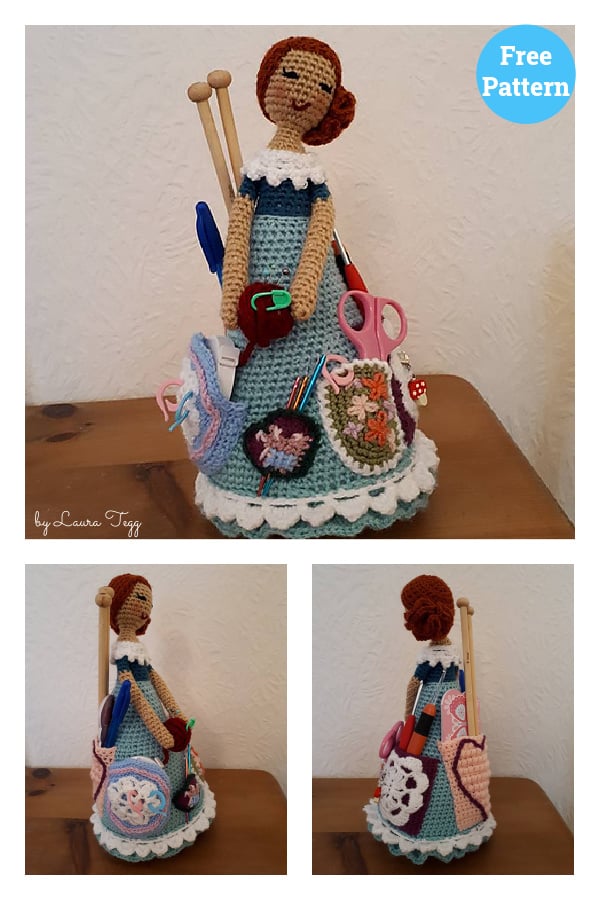 Weebee Sally Doll Caddy Mod Kit Free Crochet Pattern