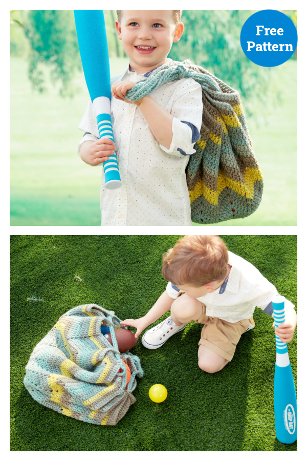 Convertible Blanket Tote Bag Free Crochet Pattern and Video Tutorial