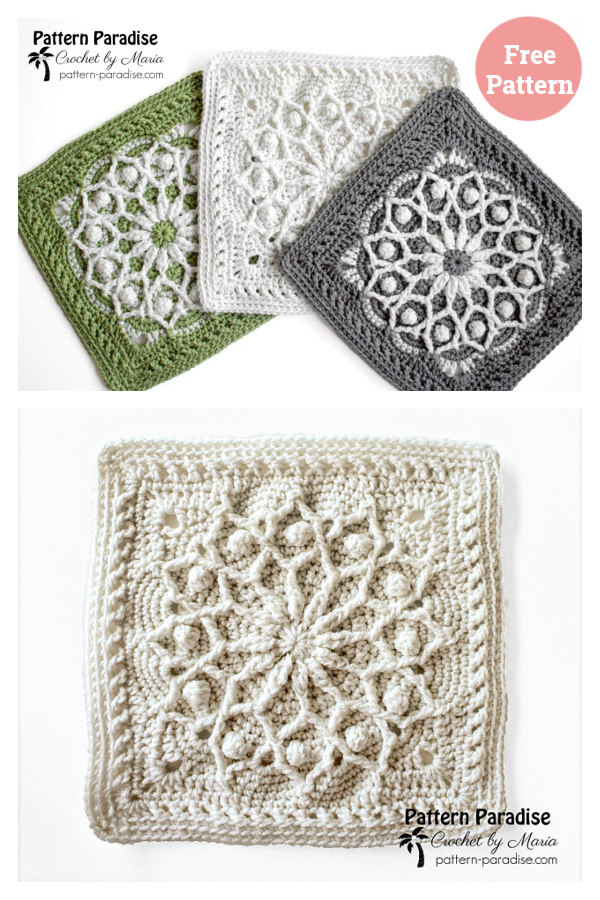 Casablanca Square Free Crochet Pattern