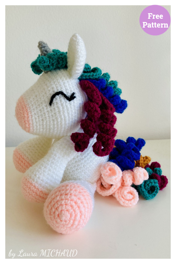 Cute Unicorn Toy Free Crochet Pattern