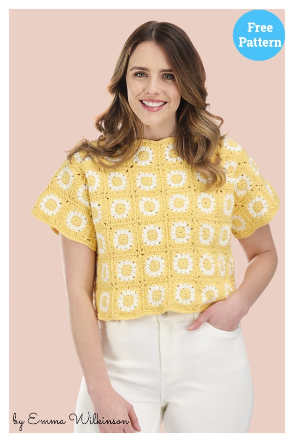 Daisy Top Free Crochet Pattern