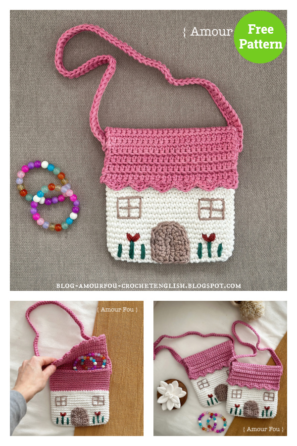 Little Cottage Purse Free Crochet Pattern