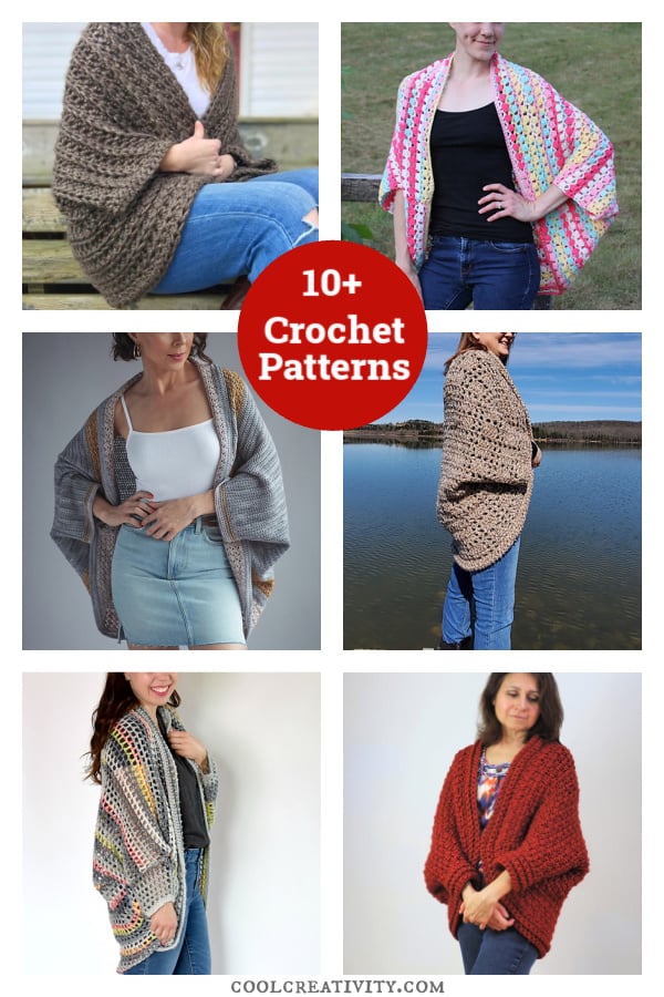 10+ Easy Cocoon Shrug Crochet Patterns 