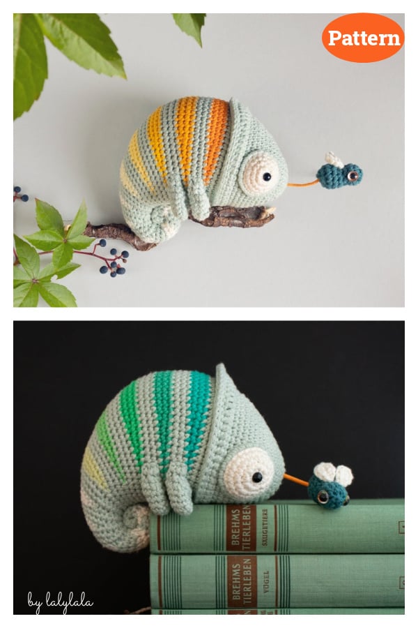 Amigurumi Chameleon Crochet Pattern