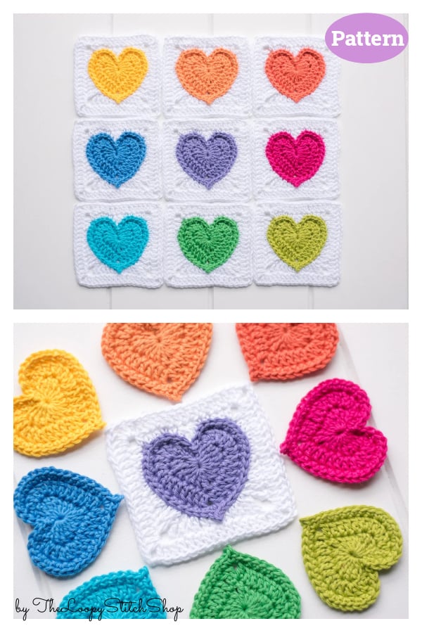 Amor Square Crochet Pattern