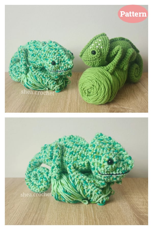 Chameleon crochet pattern 