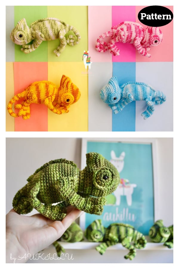 Napoleon The Chameleon Crochet Pattern