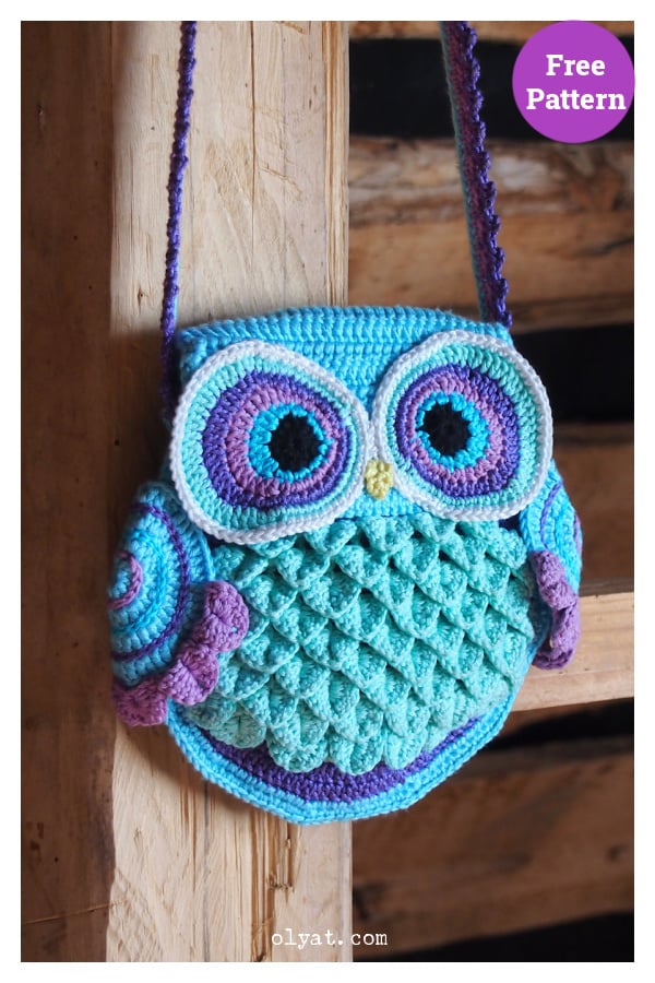 Owl Purse Free Crochet Pattern 
