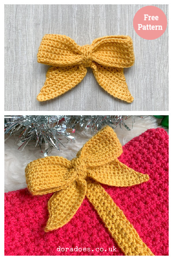 Decorative Bow Free Crochet Pattern