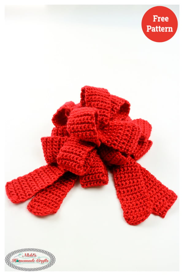 Pull String Bow Free Crochet Pattern