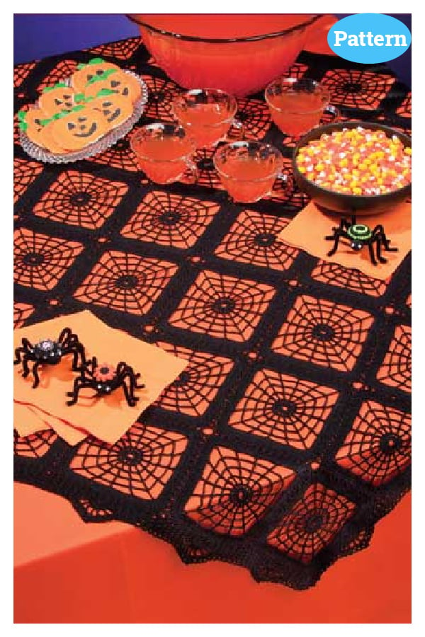 SpiderWeb Tablecloth Crochet Pattern