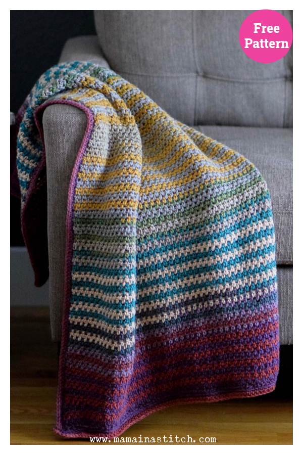 The Folklore Throw Free Crochet Pattern