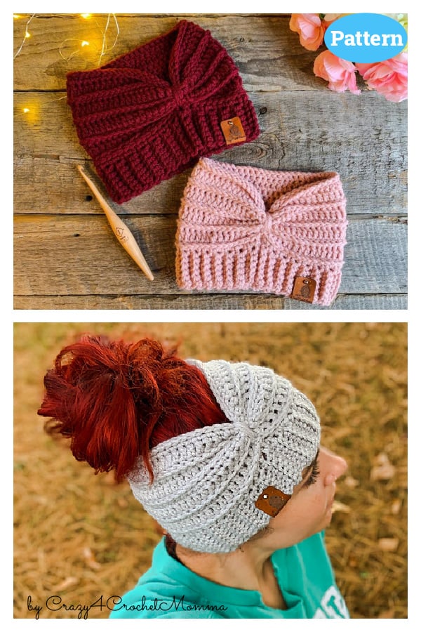 Double Threat Ear Warmer Crochet Pattern Crochet Pattern 