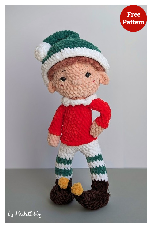 Elf on the Shelf Free Crochet Pattern