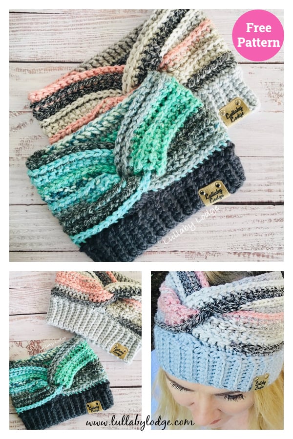 Timeless Drifter Earwarmer Free Crochet Pattern