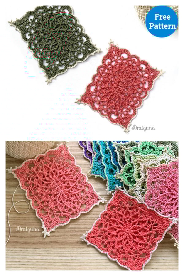 Wispweave Rectangle Doily Free Crochet Pattern