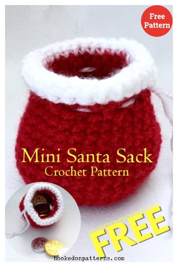 Christmas Santa Sack Free Crochet Pattern