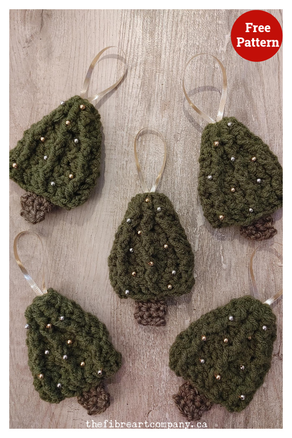 O'Christmas Tree Ornament Free Crochet Pattern