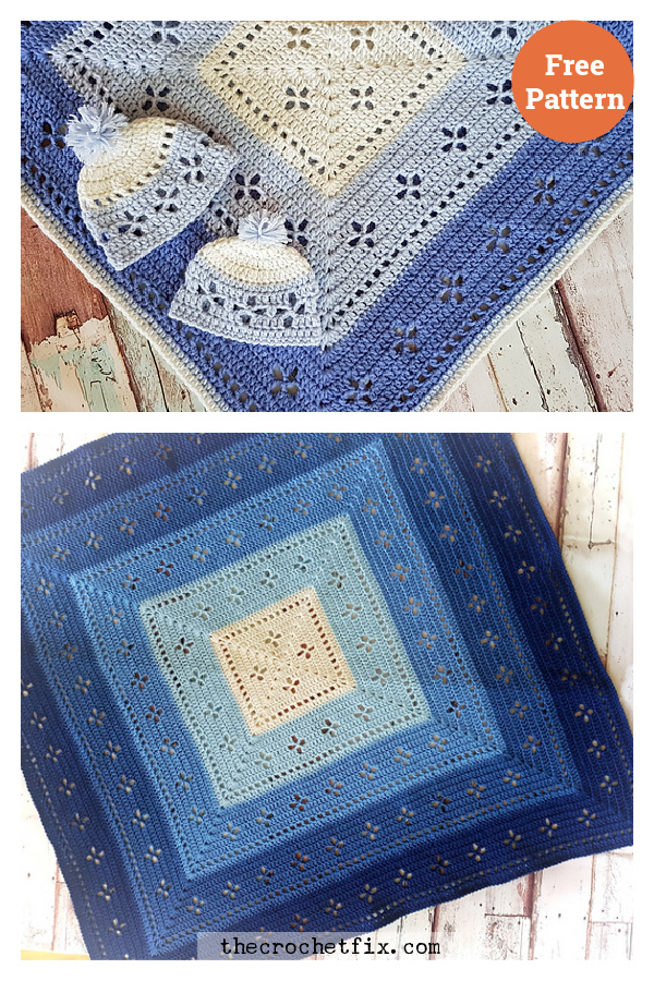 Vintage Vibes Blanket Free Crochet Pattern 