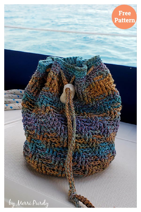 Sand Dollar Beach Bag Free Crochet Pattern 