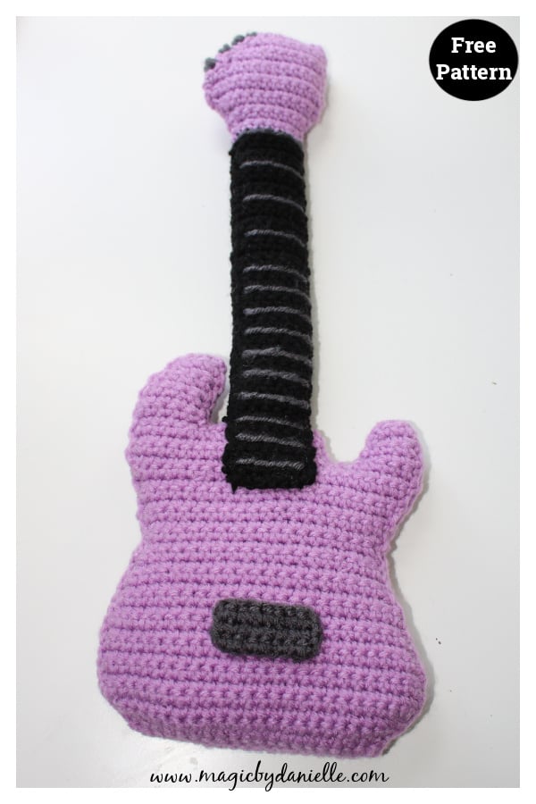 Baby Electric Guitar Free Crochet Pattern