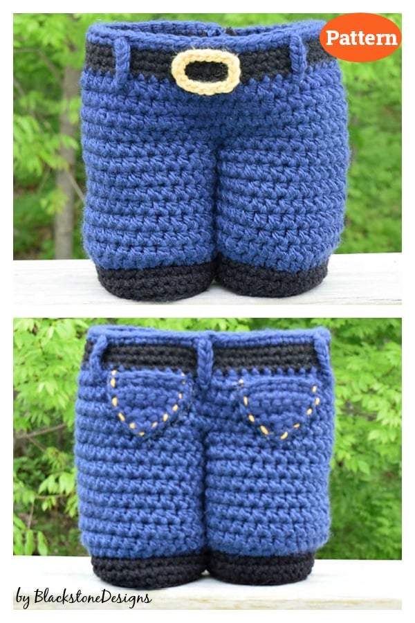 Gift Bag for Men Crochet Pattern 