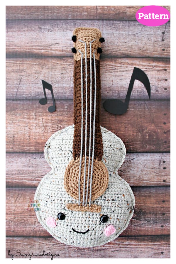 Guitar Amigurumi Crochet Pattern