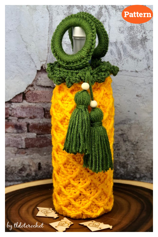 Pineapple Wine Tote Crochet Pattern