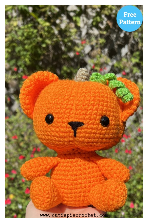 Pumpkin Bear Amigurumi Free Crochet Pattern