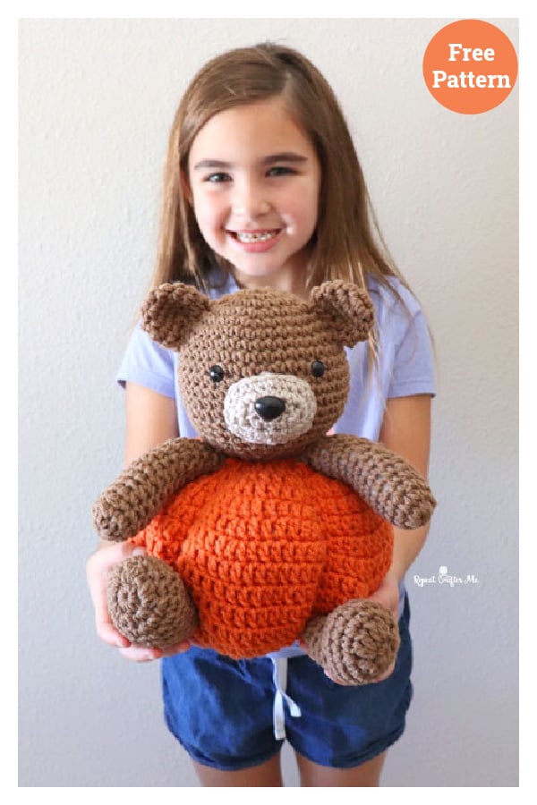 Pumpkin Bear Free Crochet Pattern