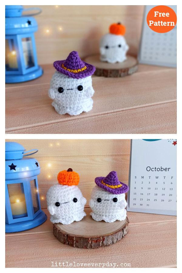 Amigurumi Ghost Free Crochet Pattern