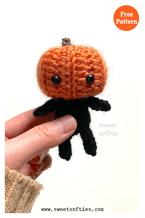 Baby Pumpkin Head Free Crochet Pattern