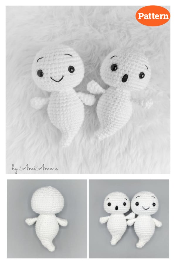 Boo Baby Ghost Mini Amigurumi Crochet Pattern