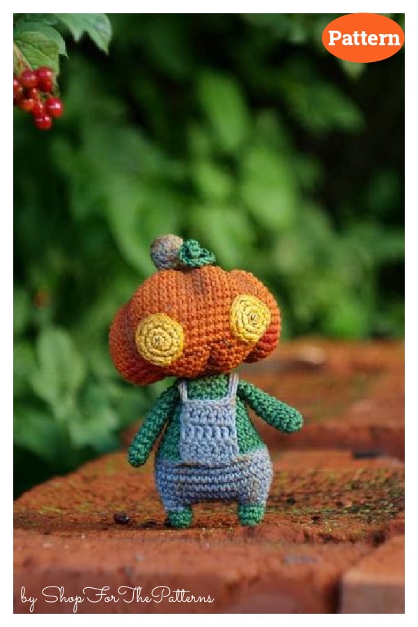 Halloween Pumpkinhead Crochet Pattern 