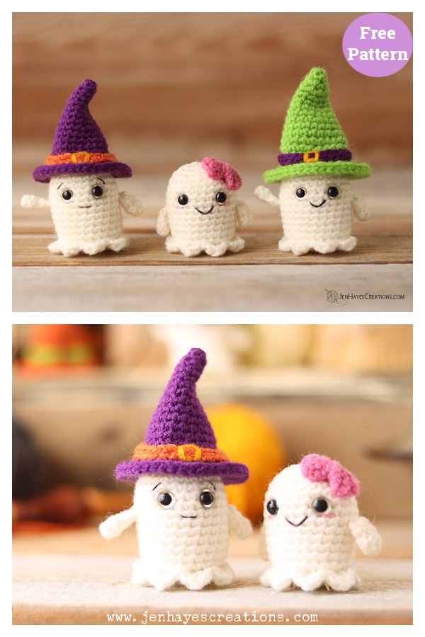 Small Ghost Free Crochet Pattern