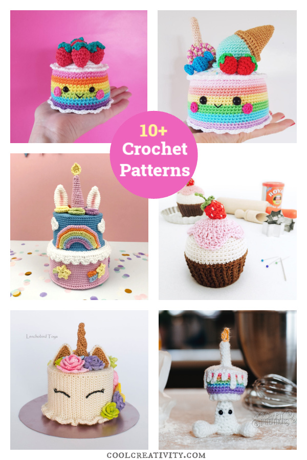 10+ Cake Amigurumi Crochet Patterns